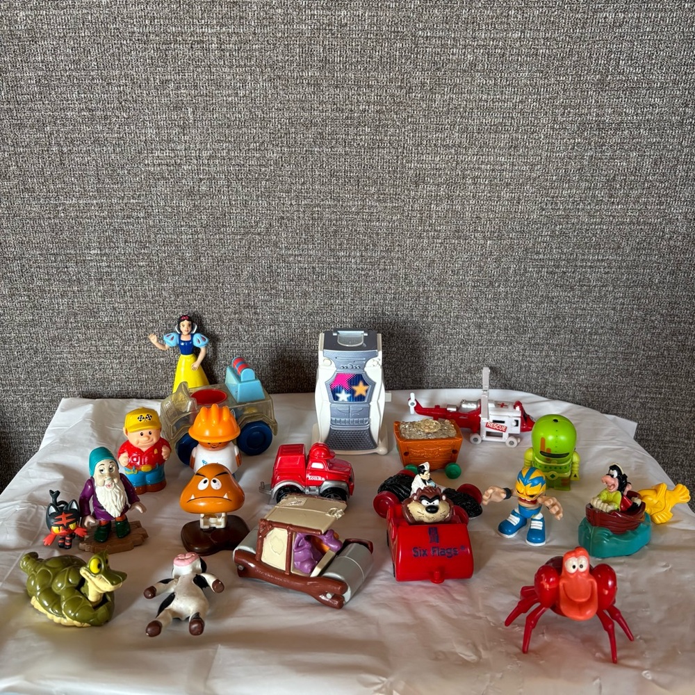 Mixed Bundle of 80s 90s Early 2000s Toys Disney Mattel McDonald’s Nostalgia